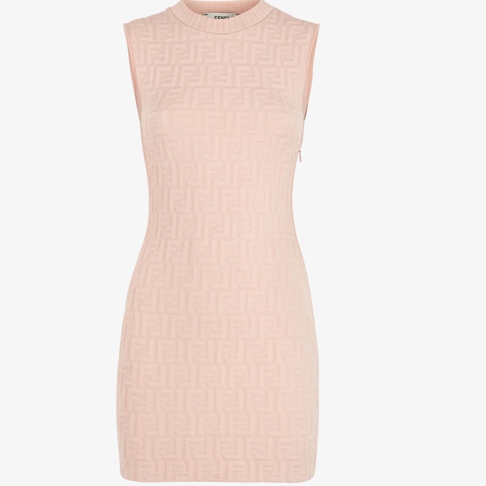 Fendi Pink Viscose Dress
